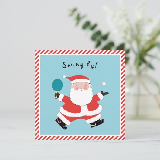 Casual kerstfeestdag kaart (Staand voorkant)