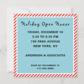 Casual kerstfeestdag kaart (Achterkant)