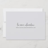 Casual kettinggoud | Moderne fotobruiloft Save The Date (Achterkant)