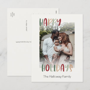 Casual, kleurrijke Prettige feestdagen foto