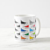 Casual kleurrijke Sneakers 11 oz. Coffee Tea-Mok Koffiemok (Voorkant rechts)