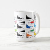 Casual kleurrijke Sneakers 15 oz. Coffee Tea-Mok Koffiemok (Voorkant rechts)