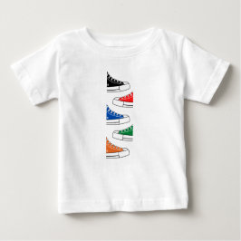 Casual kleurrijke Sneakers Baby T-Shirt
