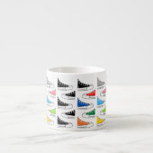 Casual kleurrijke Sneakers Espresso Cup Kop (Voorkant)