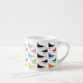 Casual kleurrijke Sneakers Espresso Cup Kop (Rechts)