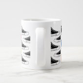 Casual kleurrijke Sneakers Giant Coffee Tea Mok (Achterkant)