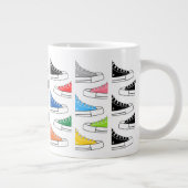 Casual kleurrijke Sneakers Giant Coffee Tea Mok (Rechts)