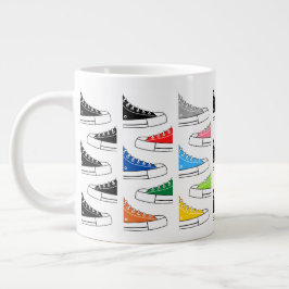 Casual kleurrijke Sneakers Giant Coffee Tea Mok
