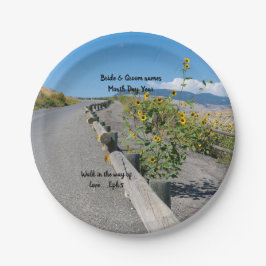 Casual land West Mountain Road Flower Table Papieren Bordje