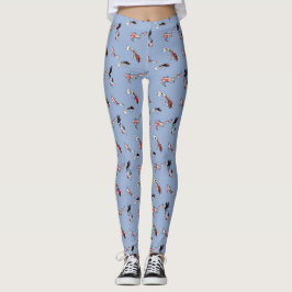 casual leggings van vrouwen zand