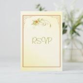 Casual lentekort voor RSVP Weddenschap (Staand voorkant)