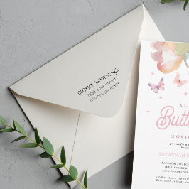 Casual leuk handgeschreven retouradres  zelfinktende stempel