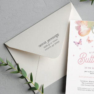 Casual leuk handgeschreven retouradres zelfinktende stempel