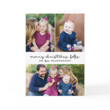 Casual Manuscript 3 de Afgevouwen Wenskaart van de