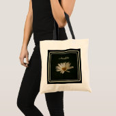 Casual Meisje Daisy Floral Foto gepersonaliseerd Tote Bag (Voorkant (product))