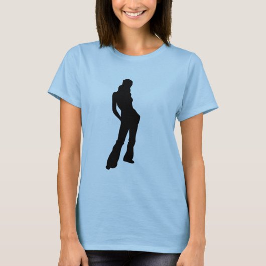 Casual meisje silhouet t-shirt (Voorkant)