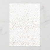 Casual menu voor het diner van de zwarte & witte G (Achterkant)