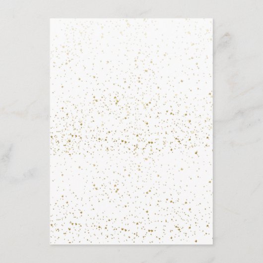 Casual menu voor het diner van de zwarte & witte G (Achterkant)