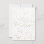 Casual menu voor het diner van de zwarte & witte G Kaart (Achterkant)