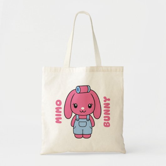 Casual Mimo Bunny Tote Tas (Voorkant)