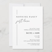 Casual minimalistisch niets Fancy gewoon liefde br Kaart (Voorkant)