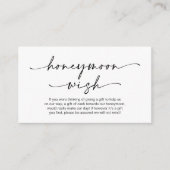 Casual minimalistische zwarte inktpen, huwelijksre informatiekaartje (Voorkant)