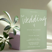 Casual moderne hedendaagse typografie kaart