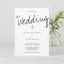 Casual moderne, minimale Typografie Weddenschap