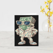 Casual Money Sleepwear Costume For Cash Lovers  Kaart (Gele Bloem)