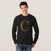 Casual Monogram C Kardinaal kerstfeest T-shirt (Voorkant volledig)