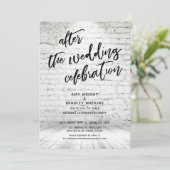 Casual na de huwelijksfeestdag kaart (Staand voorkant)