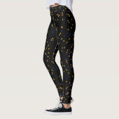 Casual Night Out Blue Gold-sterren Leggings (Links)