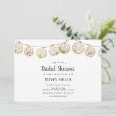 Casual papier lantaarns Vrijgezellenfeest Kaart (Staand voorkant)