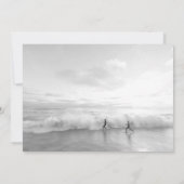 Casual pastel salie Lijst foto Save The Date (Achterkant)