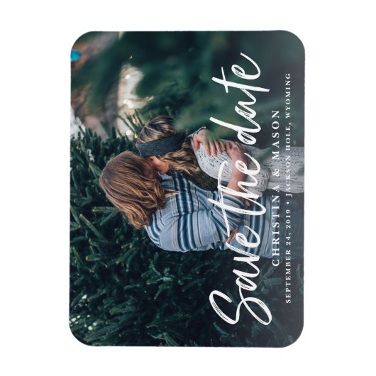 Casual penseel | De foto bewaart de Datum Magneet (Verticaal)