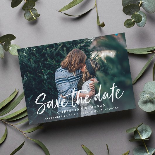 Casual penseel | De foto bewaart de Datum Save The Date