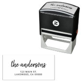 Casual penseelhandgeschreven script  zelfinktende stempel (In situ)