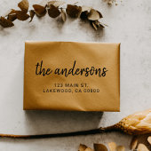 Casual penseelhandgeschreven script  zelfinktende stempel