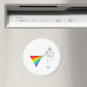 Casual Pepper Spray Cop Rainbow Magneet (Insitu (Vaatwasser))
