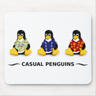 Casual pinguins Mousepad Muismat