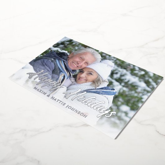 Casual Prettige feestdagen Modern Script (Gedraaid)