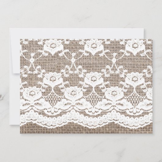 Casual puinhoop en kant opslaan Datum Kaart (Achterkant)