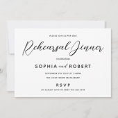 Casual repetitie voor zwart-wit kaart (Voorkant)