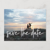 Casual schets | Foto Sla de datum op Aankondigingskaart (Voorkant)