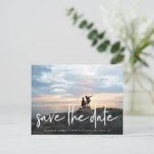 Casual schets | Foto Sla de datum op Aankondigingskaart (Staand voorkant)