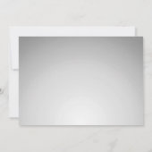 Casual schets Silver | Moderne bruiloft Save The Date (Achterkant)