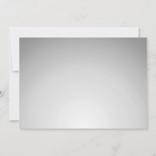 Casual schets Silver | Moderne bruiloft Save The Date (Achterkant)