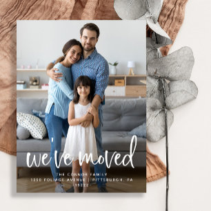 Casual Script   Aankondiging van fotobeweging Briefkaart