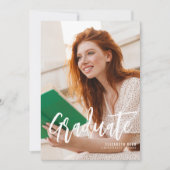 Casual Script | Aankondiging van twee foto-Afstude (Voorkant)