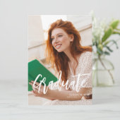 Casual Script | Aankondiging van twee foto-Afstude (Staand voorkant)